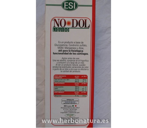 No-Dol Líquido ESI 500ml.