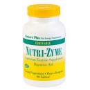 Nutri Zyme Enzimas digestivas. 90 comprimidos masticables NATURES PLUS en Herbonatura.es