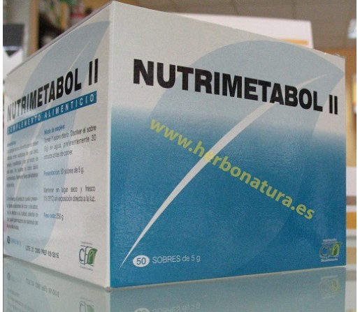 Nutrimetabol II, Glicina y Vitamina C 50 sobres CFN