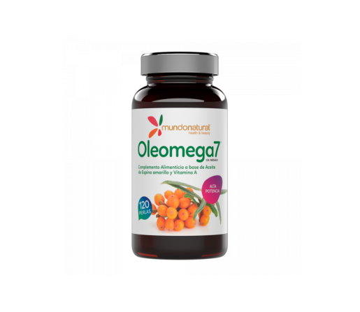 Oleomega 7 Piel y Mucosas Antioxidante Omega 7 120 perlas MUNDONATURAL