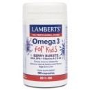 Omega 3 for Kids DHA y EPA niños 100  capsulas LAMBERTS en Herbonatura.es