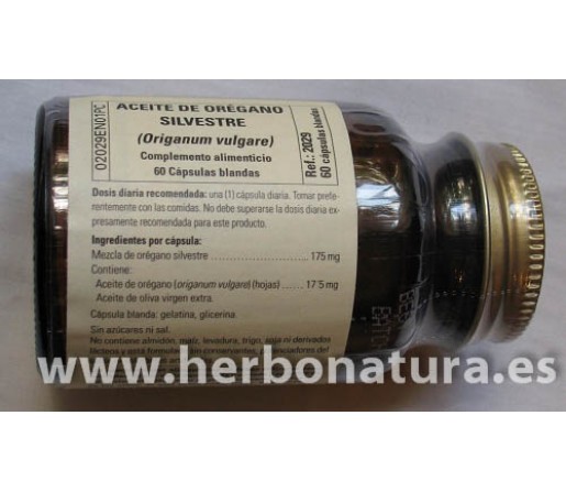 60 Perlas Aceite de Orégano Silvestre Ecológico - Poder Antimicrobiano Natural