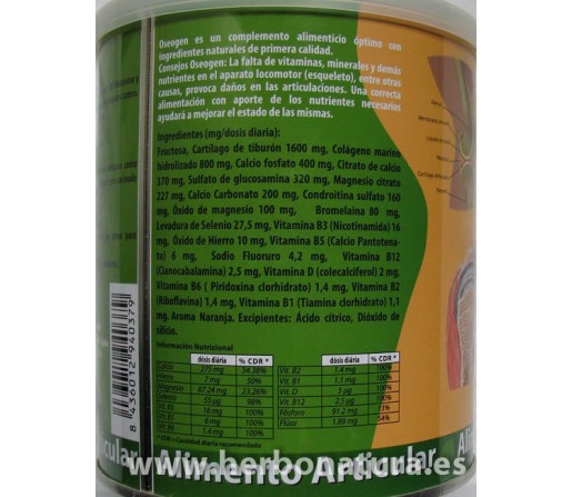 Oseogen Alimento Articular DRASANVI 375gr