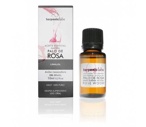 Aceite Esencial Palo de Rosa Biológico (Aniba rosaeodora), 10ml. TERPENIC LABS