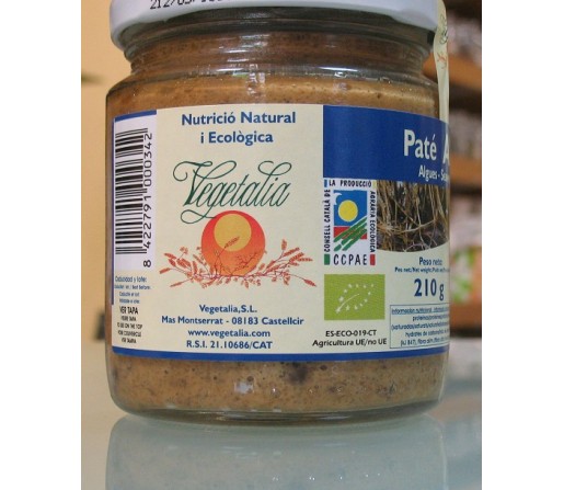 Paté Algas Ecológico VEGETALIA 210gr.