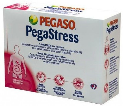 PegaStress, Fermentos lácticos para el cansancio psico-fisico 18 sobres PEGASO