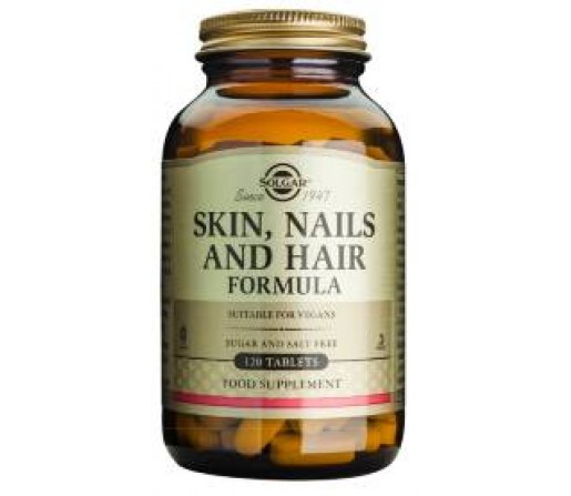 Pelo, Piel, Uñas, Skin Nails and Hair Formula 120 comprimidos SOLGAR