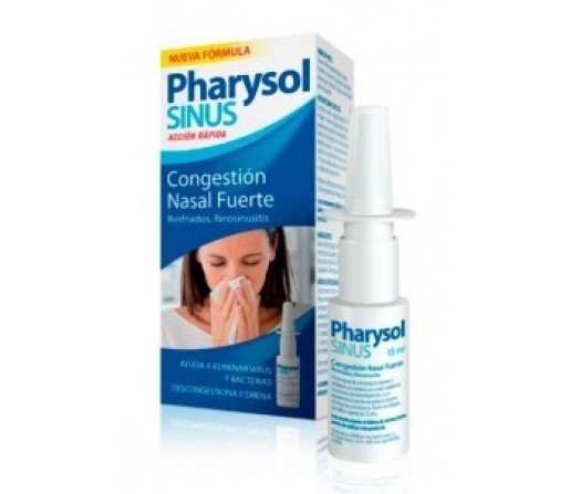 Spray Nasal Pharysol Sinus en Congestión nasal, Resfriados, Rinosinusitis... 15ml. VITROBIO