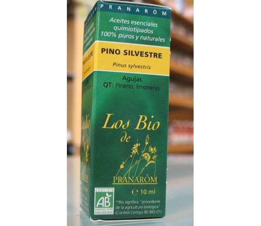 Aceite Esencial Pino Silvestre Ecológico (Pinus sylvestris) 10ml. PRANAROM