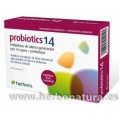 Probiotics 14 probiótico ultima generación 14 cepas + Prebióticos 30 cápsulas HERBORA