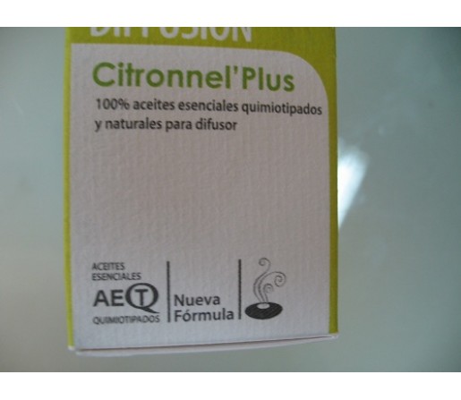 Mezcla para Difusor Citronnel'Plus Citronela... 30ml. PRANAROM NATURE
