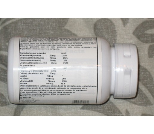 Vitamina B-Complex 50 50 cápsulas SOLARAY