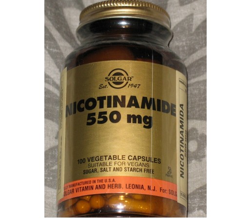 Nicotinamida 550mg 100 capsulas vegetales