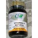 Vitamina E natural 400 UI. d-alfa tocoferol 60 cápsulas CFN en Herbonatura.es