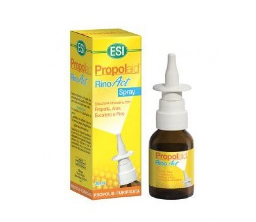 Spray Nasal Propolaid Rino Act con própolis, aloe, eucalipto y pino 20ml. trepatdiet ESI
