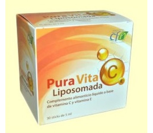Pura Vita C Liposomada Vitamina C Liposomal, liposomada 30 sticks de 5ml. CFN
