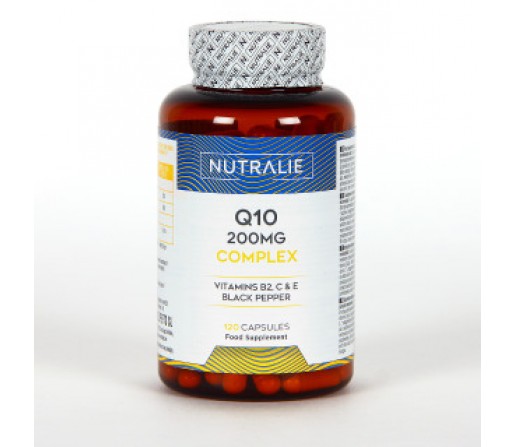 Q10 200mg. Complex 120 cápsulas NUTRALIE