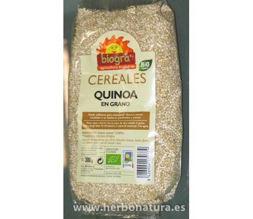 Quinoa en grano ecológica 300gr. BIOGRA