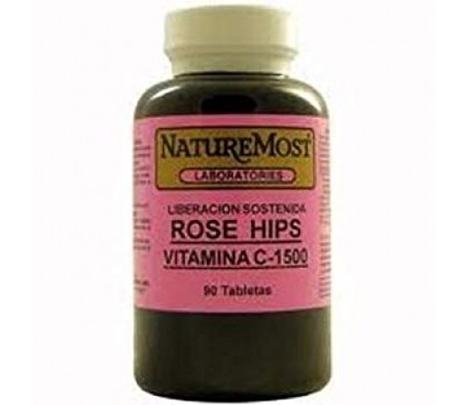 Vitamina C 1500 mg Rose Hips 90 comprimidos NATURE MOST