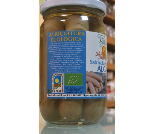 Salchichas Frankfurt de Algas Biológicas VEGETALIA 300gr.