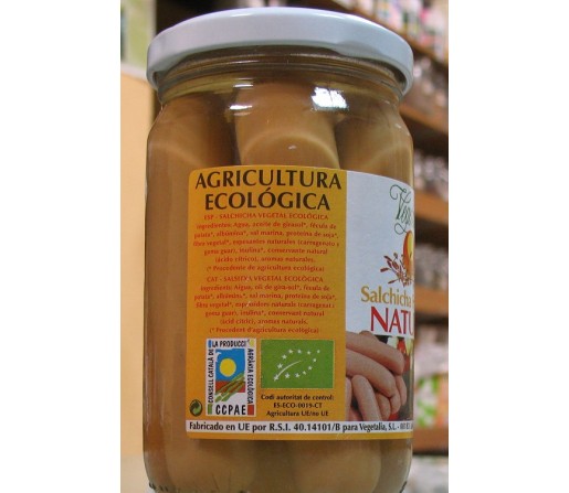 Salchichas Frankfurt Natural Ecológicas VEGETALIA 300gr.