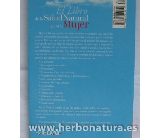 El libro de la Salud Natural para la Mujer, Alfredo Ara Roldán EDAF