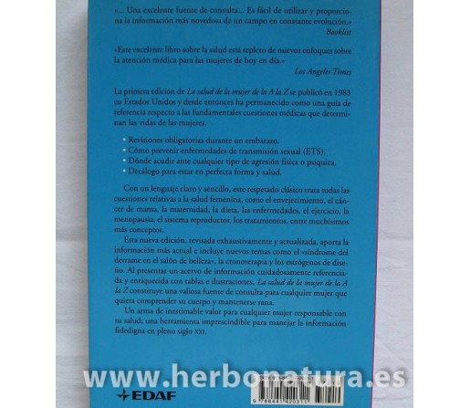 La salud de la mujer de la A a la Z