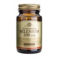 Selenio Selenium 200mcg. L-Seleniometionina Sin Levadura 50 comprimidos SOLGAR