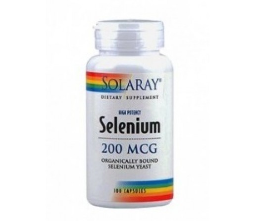 Selenio Selenium sin levaduras 200mcg. 90 cápsulas vegetales SOLARAY