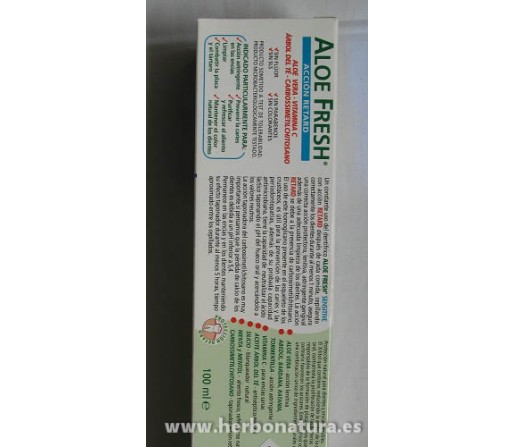 Dentífrico Gel Aloe Fresh Sensitivo 100 ml