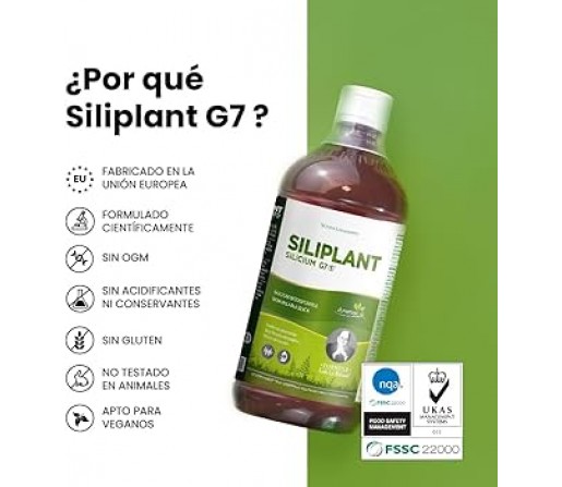 Silicium G7 Siliplant Silicio Orgánico 1000ml. SILICIUM ESPAÑA