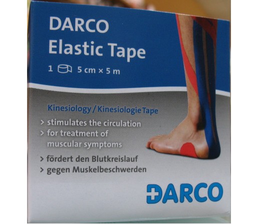 Darco Elastic Kinesio Tape Amarillo 5cm x 5m. DARCO