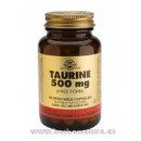 Taurina 500 mg 50 Cápsulas vegetales SOLGAR