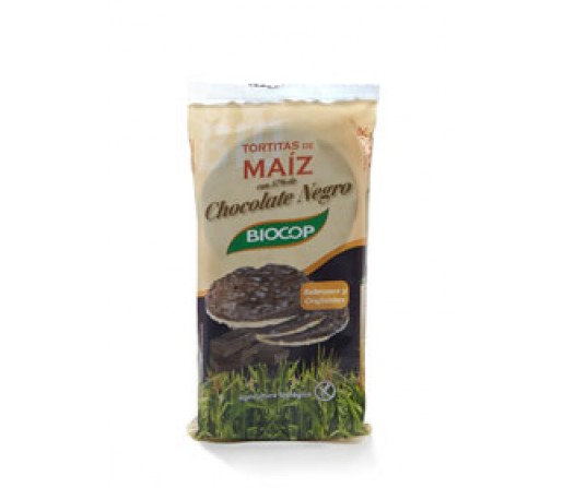 Tortitas de Maíz 57% de Chocolate Negro, Cultivo Biológico 95gr. BIOCOP