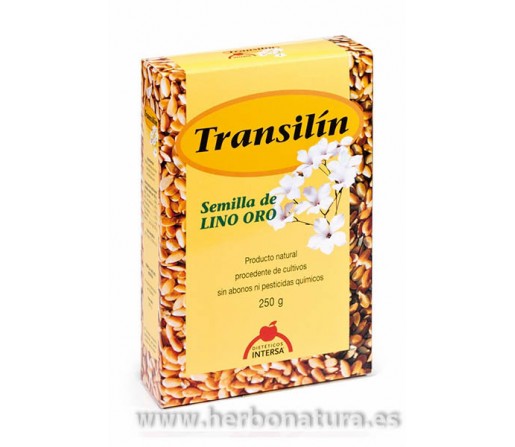 Transilín semillas lino, Facilita el tránsito intestinal. 250gr. INTERSA