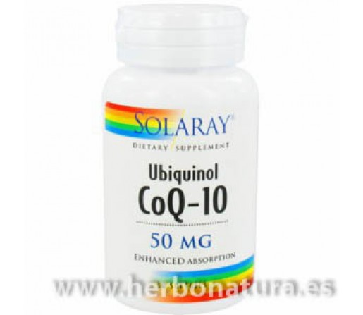 Ubiquinol CoQ-10 50 mg. 30 perlas SOLARAY