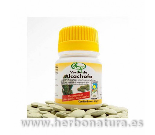 Verde de Alcachofa 100 comprimidos SORIA NATURAL