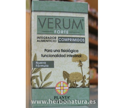 Verum Forte (para una fisiológica funcionalidad intestinal) 80 comprimidos PLANTA MEDICA