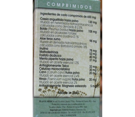 Verum Forte (para una fisiológica funcionalidad intestinal) 80 comprimidos PLANTA MEDICA