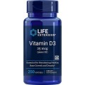 Vitamina D3 1000UI Colecalciferol. 250 perlas LIFEEXTENSION