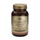 Vitamina D3 4000UI (100µg) Colecalciferol. 60 Cápsulas Vegetales SOLGAR en Herbonatura.es