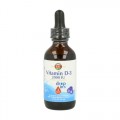 Vitamina D3 líquida 2000 UI. Colecalciferól 53ml. Kal SOLARAY
