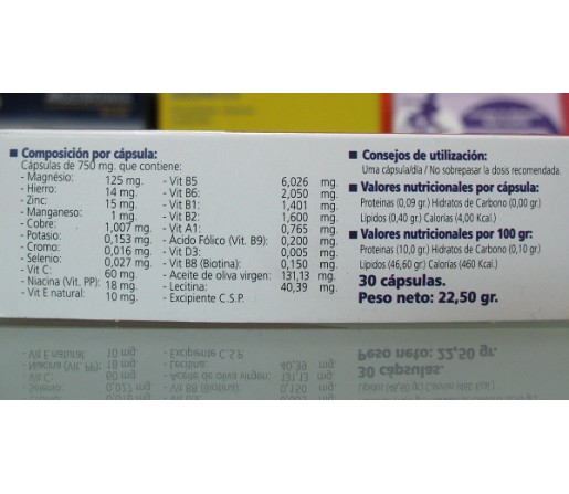 Vitt Plus multinutriente 30 cápsulas VITALFARMA