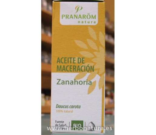 Aceite Zanahoria Ecológico (Daucus carota) 50ml. PRANAROM