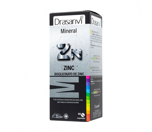 Zinc, Bisglicinato 90 comprimidos DRASANVI